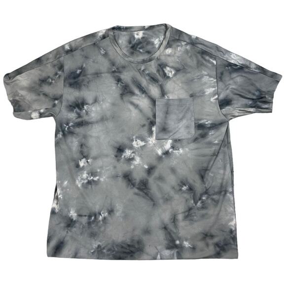 Lululemon Relaxed Mesh Pocketed Short Sleeve Shirt Tie Dye *No size - Picture 1 of 9